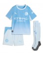 Otroški Nogometna dresi replika Manchester City Elliot Anderson #5 Domači 2026-27 Kratek rokav (+ hlače)
